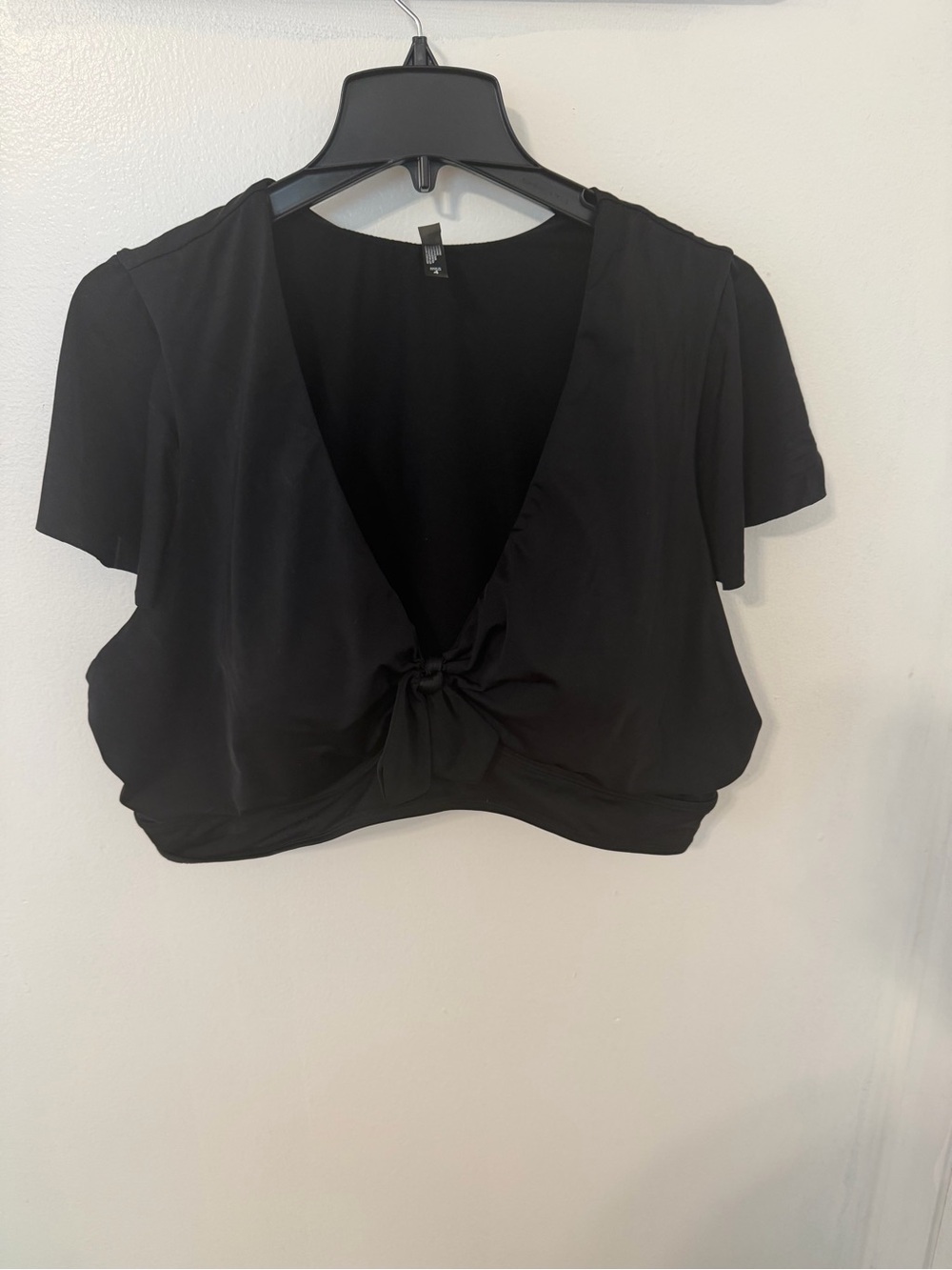 torrid Black Knot-Front Bikini Top